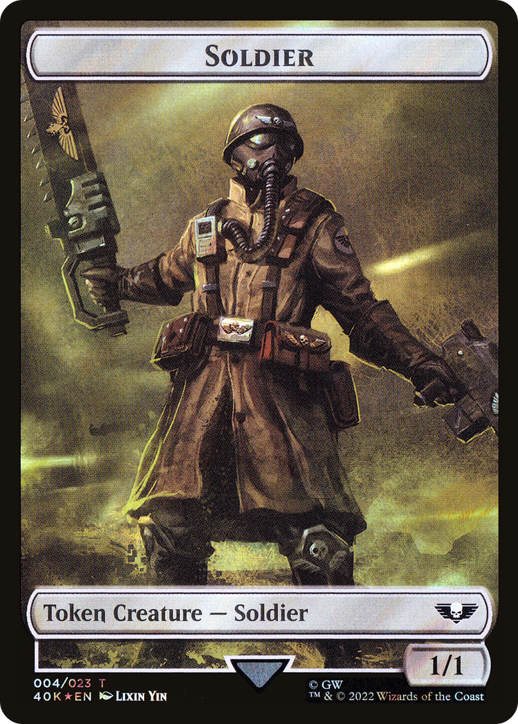 Soldier  [Warhammer 40,000 Tokens] Foil