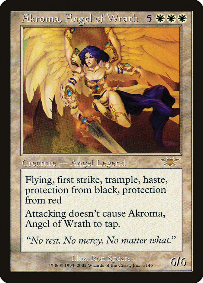 Akroma, Angel of Wrath [Legions] Foil