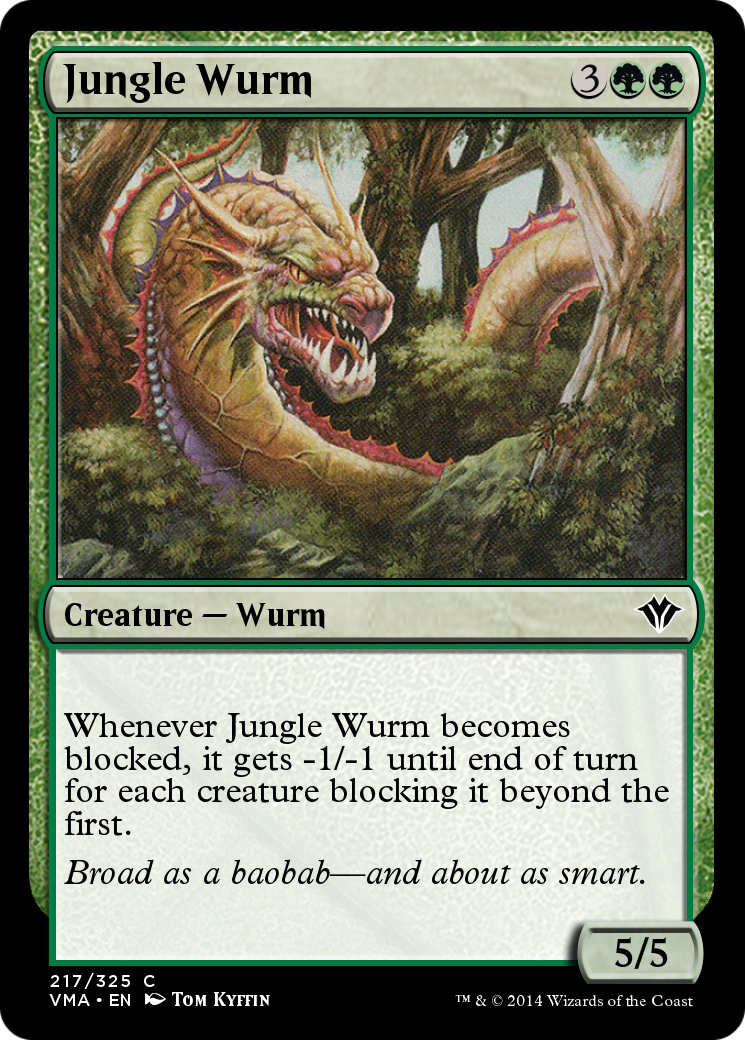 Jungle Wurm  [Vintage Masters] Foil