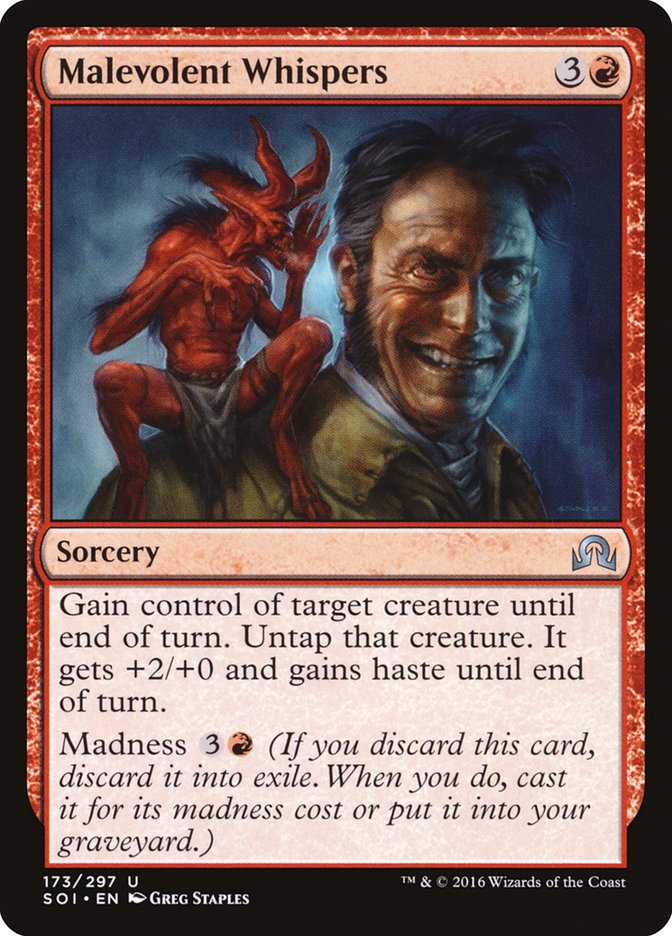 Malevolent Whispers [Shadows over Innistrad] Foil