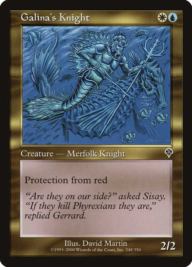 Galina's Knight [Invasion] Foil