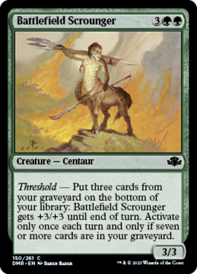Battlefield Scrounger [Dominaria Remastered] Foil