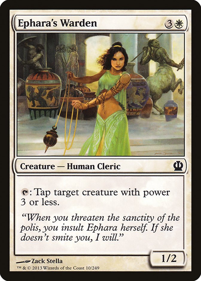 Ephara's Warden [Theros] Foil