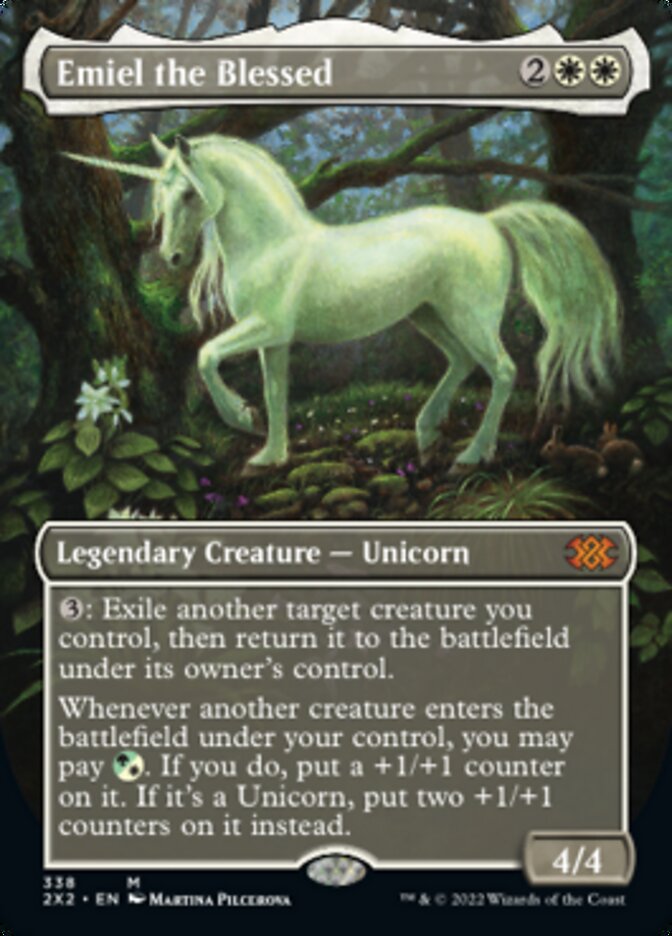 Emiel the Blessed (Borderless Alternate Art) [Double Masters 2022] Foil