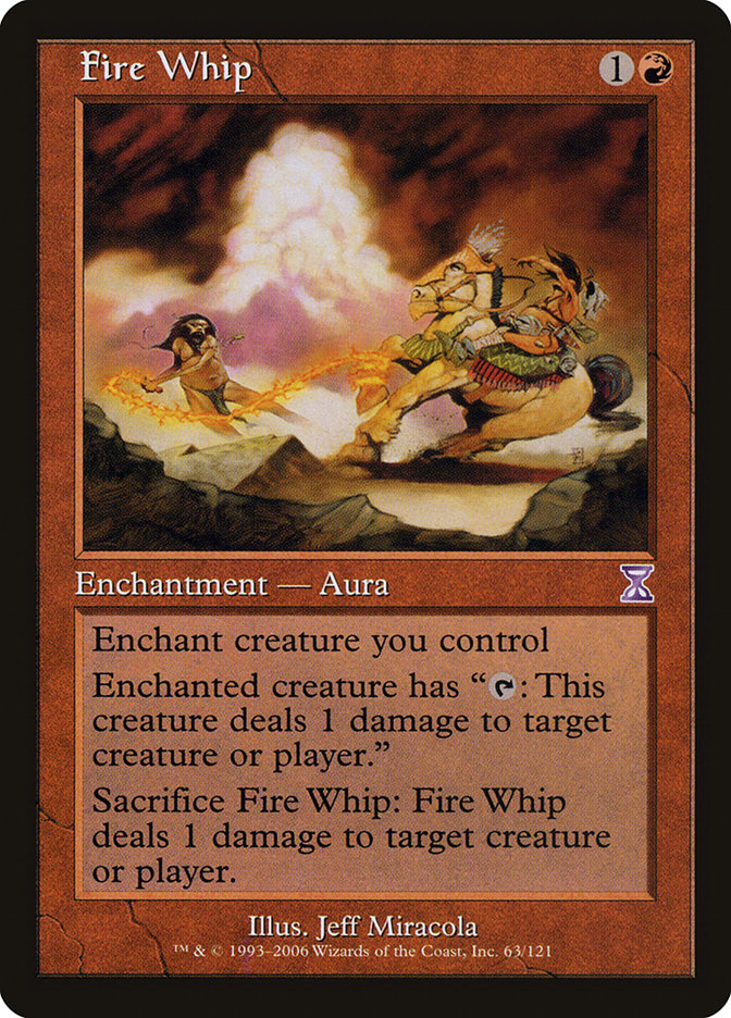Fire Whip [Time Spiral Timeshifted] Foil