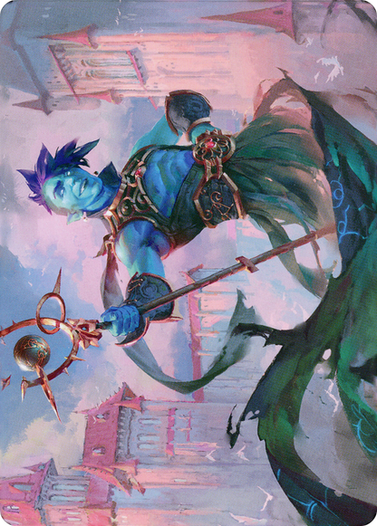 Haughty Djinn // Haughty Djinn  [Dominaria United Art Series] (Borderless)