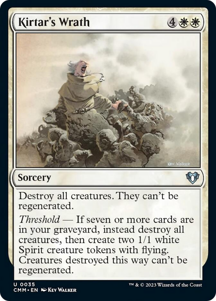Kirtar's Wrath [Commander Masters] Foil