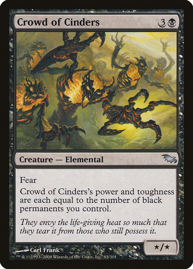Crowd of Cinders [Shadowmoor] Foil
