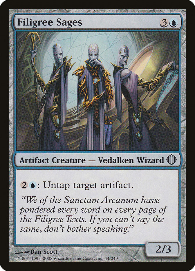 Filigree Sages [Shards of Alara] Foil