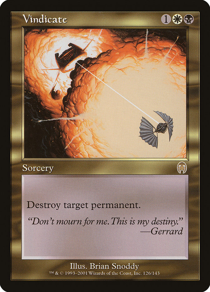 Vindicate [Apocalypse] Foil