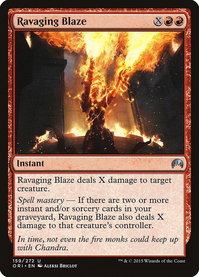 Ravaging Blaze [Magic Origins] Foil