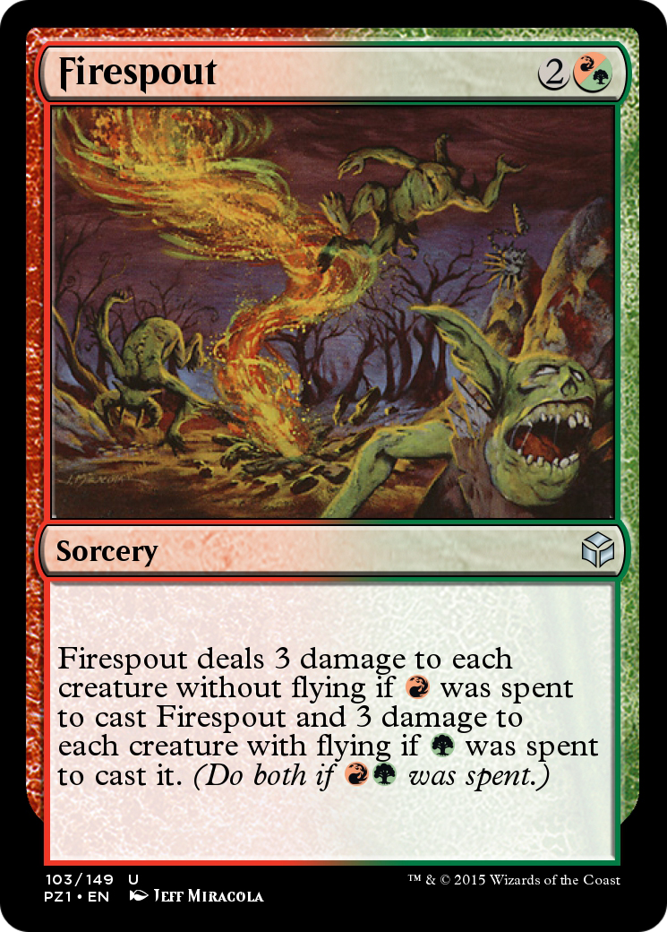 Firespout  [Legendary Cube Prize Pack] Foil