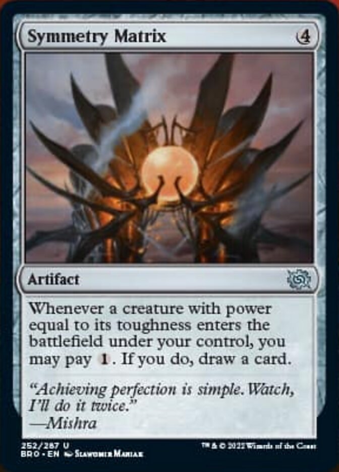 Symmetry Matrix [The Brothers' War] Foil