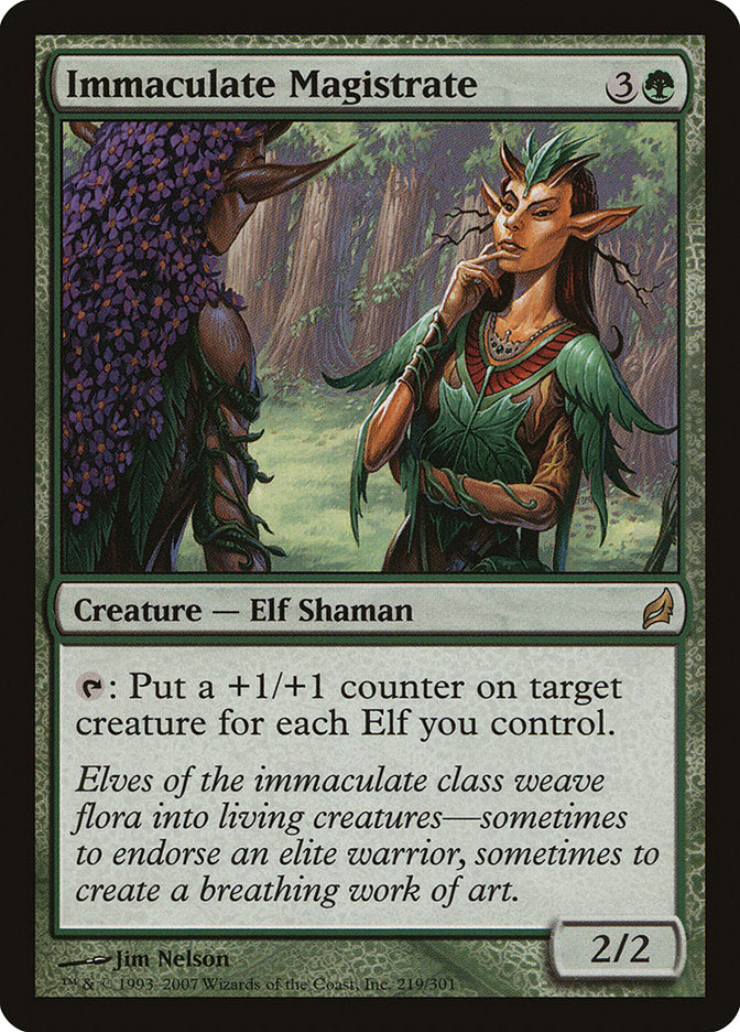 Immaculate Magistrate [Lorwyn] Foil