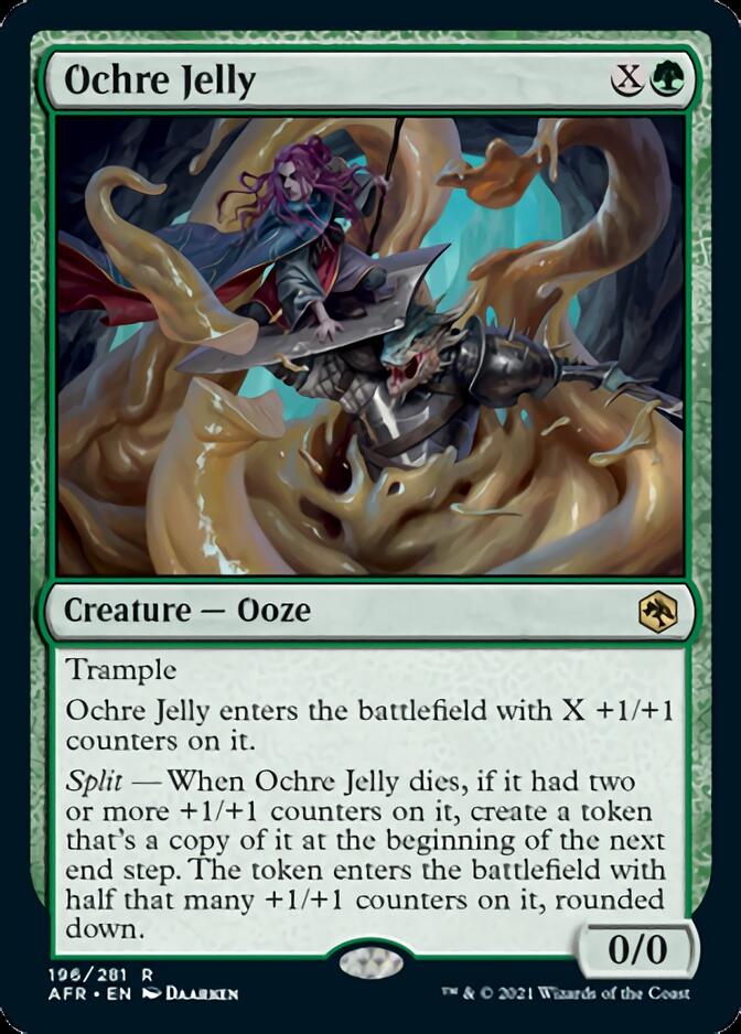 Ochre Jelly [Dungeons & Dragons: Adventures in the Forgotten Realms] Foil
