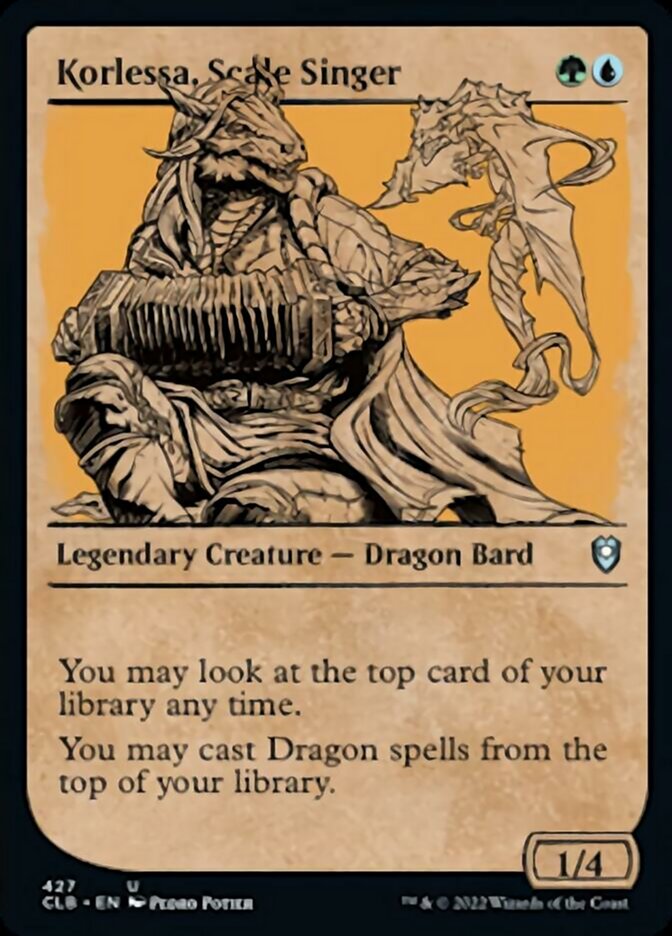Korlessa, Scale Singer (Showcase) [Commander Legends: Battle for Baldur's Gate] Foil