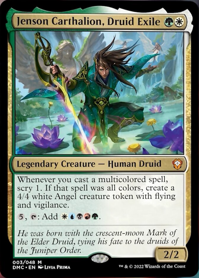 Jenson Carthalion, Druid Exile [Dominaria United Commander] Foil