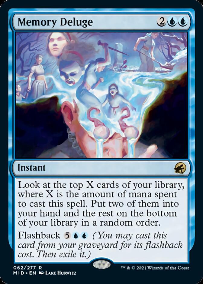 Memory Deluge [Innistrad: Midnight Hunt] Foil