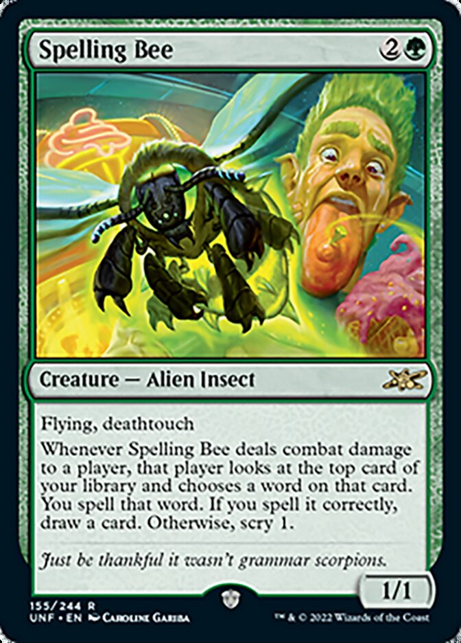 Spelling Bee [Unfinity] Foil