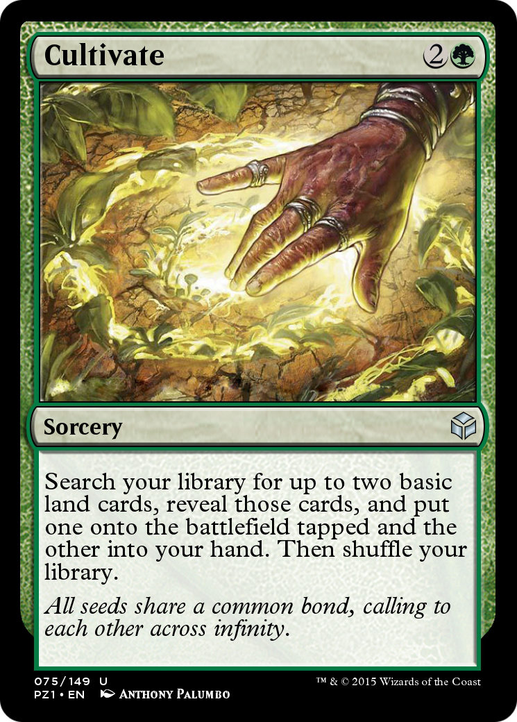 Cultivate  [Legendary Cube Prize Pack] Foil