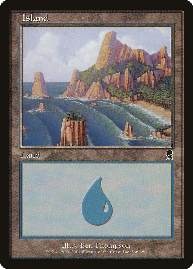 Island (336) [Odyssey] Foil