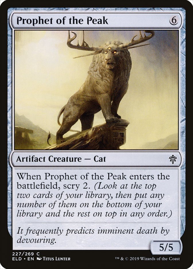Prophet of the Peak [Throne of Eldraine] Foil