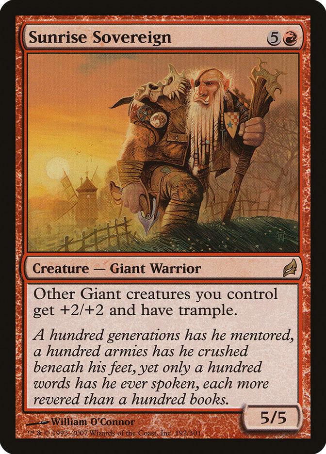 Sunrise Sovereign [Lorwyn] Foil