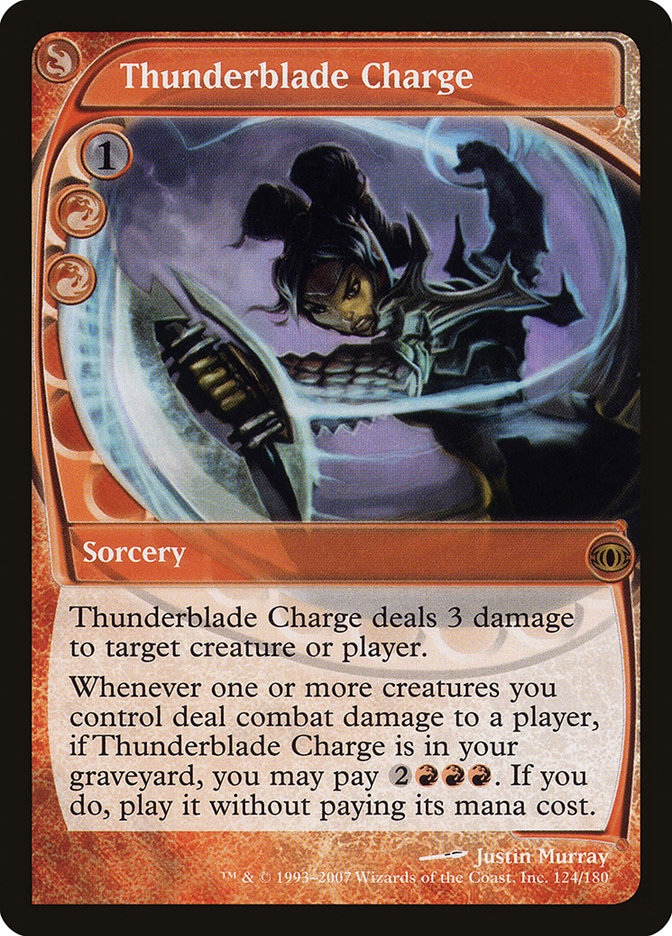 Thunderblade Charge [Future Sight] Foil