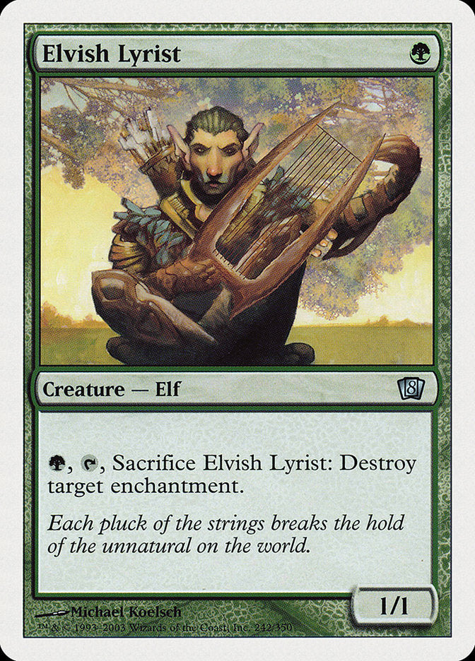 Elvish Lyrist [Eighth Edition] Foil