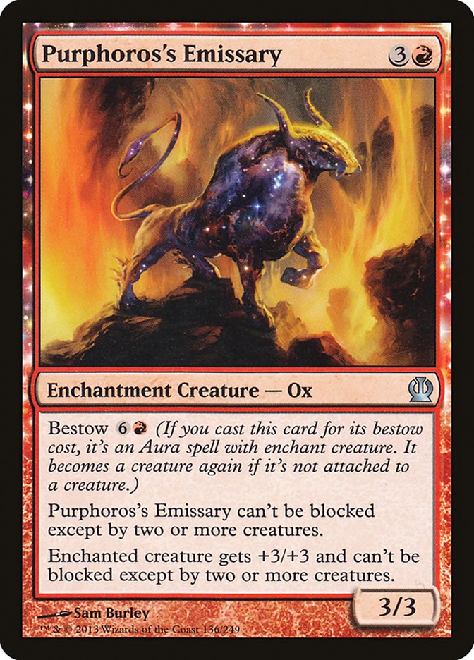 Purphoros's Emissary [Theros] Foil