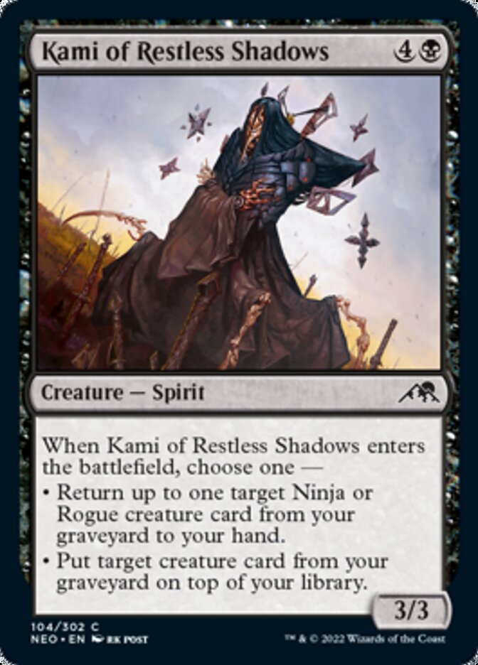 Kami of Restless Shadows [Kamigawa: Neon Dynasty] Foil