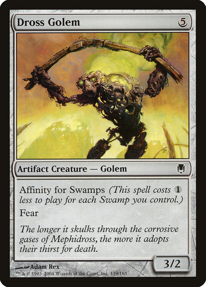 Dross Golem [Darksteel] Foil