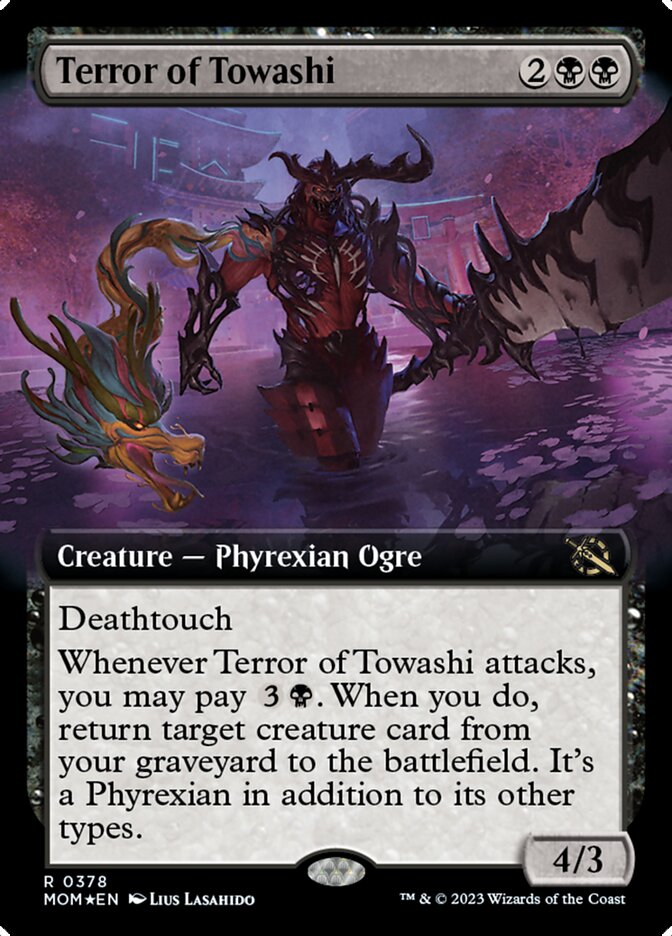 Terror of Towashi (Extended Art) [March of the Machine] Foil