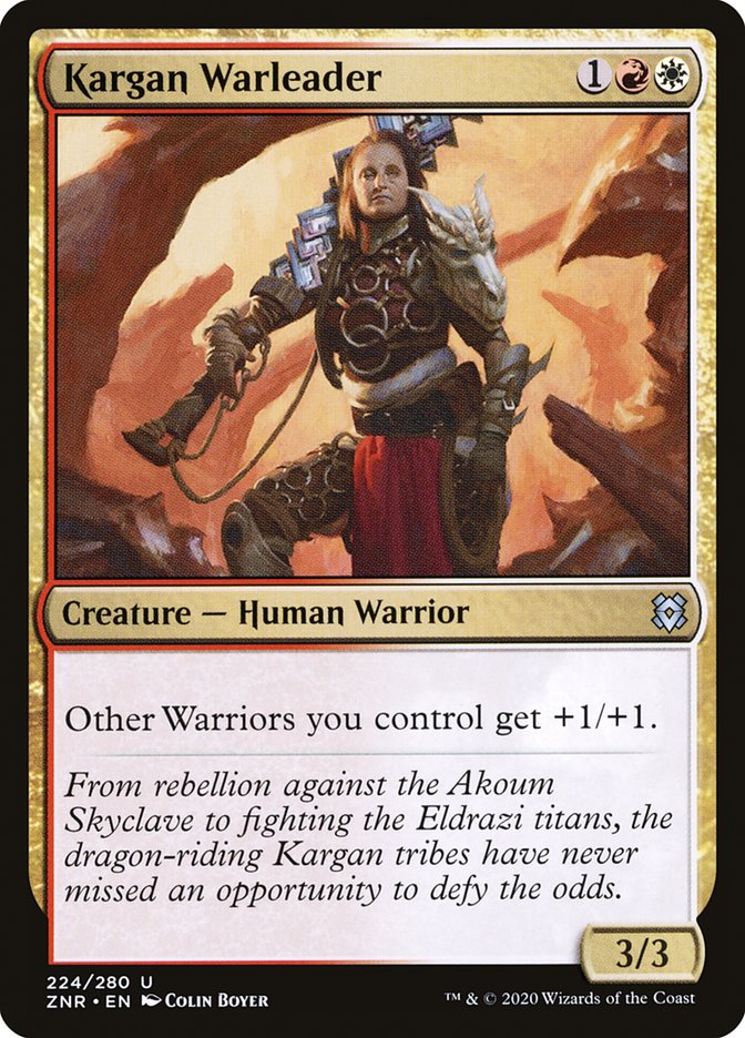 Kargan Warleader [Zendikar Rising] Foil