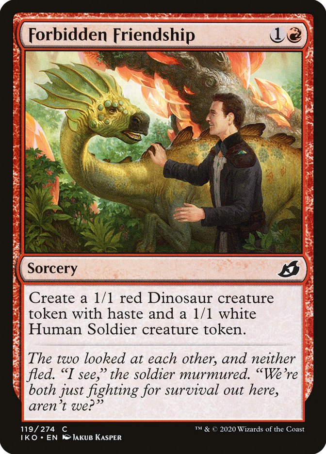 Forbidden Friendship [Ikoria: Lair of Behemoths] Foil