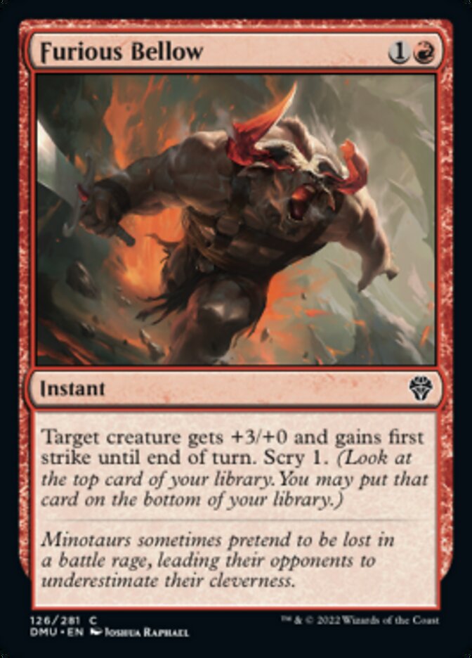Furious Bellow [Dominaria United] Foil