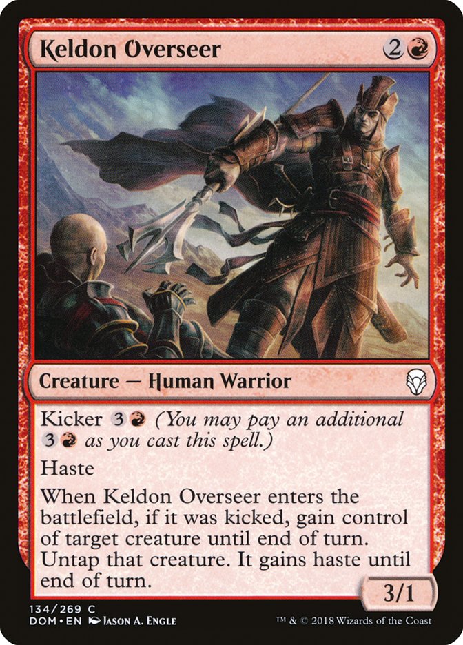Keldon Overseer [Dominaria] Foil