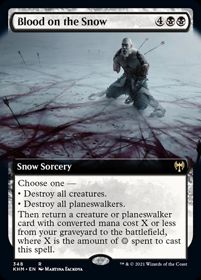 Blood on the Snow (Extended Art) [Kaldheim] Foil