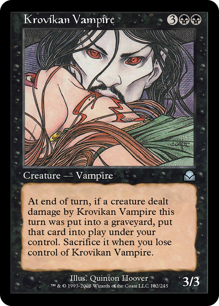 Krovikan Vampire  [Masters Edition II] Foil