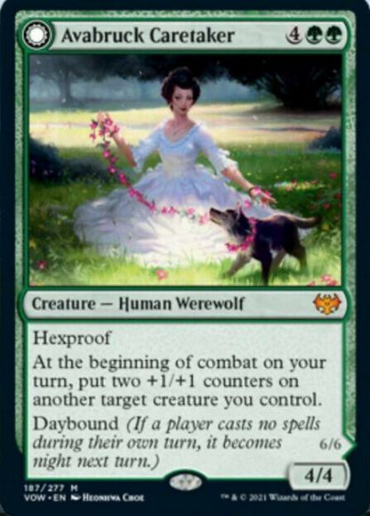 Avabruck Caretaker // Hollowhenge Huntmaster [Innistrad: Crimson Vow] Foil