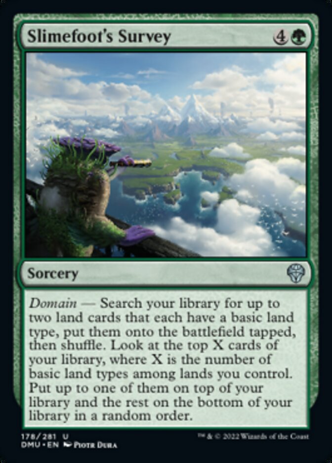 Slimefoot's Survey [Dominaria United] Foil