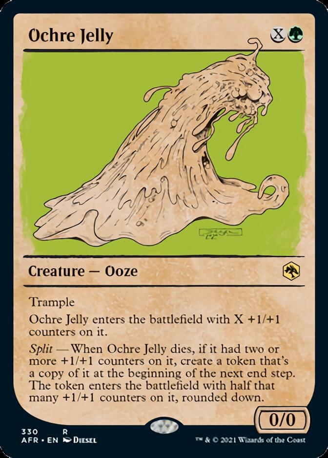 Ochre Jelly (Showcase) [Dungeons & Dragons: Adventures in the Forgotten Realms] Foil