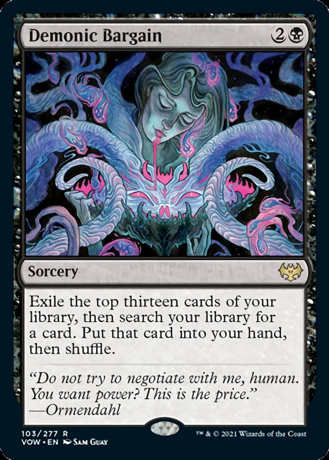 Demonic Bargain [Innistrad: Crimson Vow] Foil