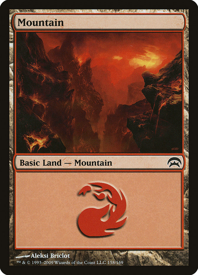 Mountain (158) [Planechase] Foil