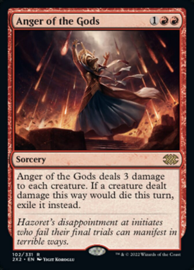 Anger of the Gods [Double Masters 2022] Foil