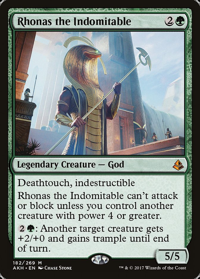 Rhonas the Indomitable [Amonkhet] Foil