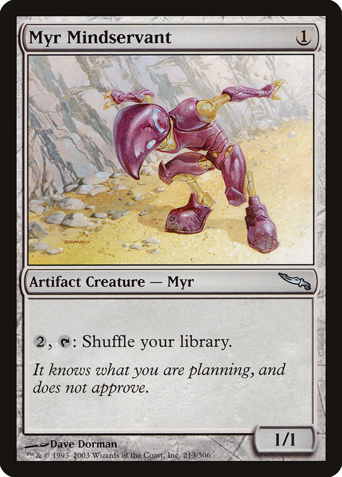 Myr Mindservant [Mirrodin] Foil