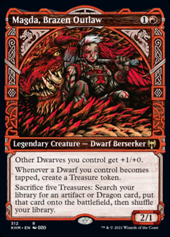 Magda, Brazen Outlaw (Showcase) [Kaldheim] Foil