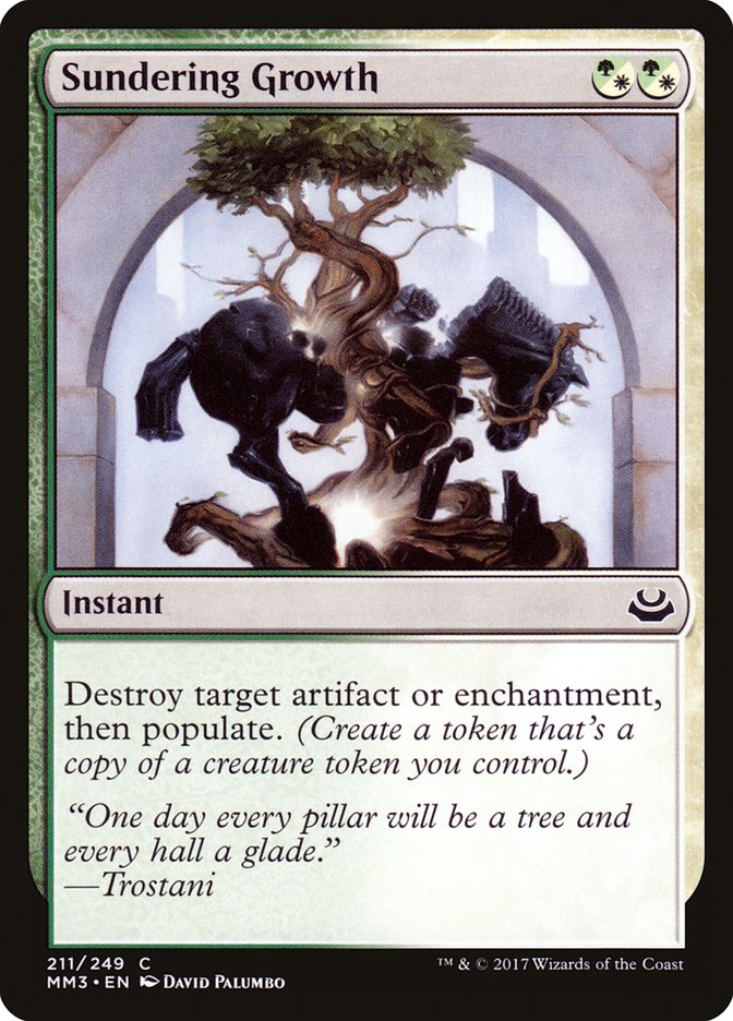 Sundering Growth [Modern Masters 2017] Foil