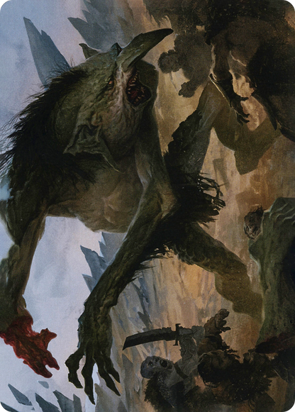 Loathsome Troll // Troll  [Adventures in the Forgotten Realms Art Series] (Borderless) Foil